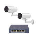 Kit EZVIZ 2 cámaras PoE exterior con instalación incluida