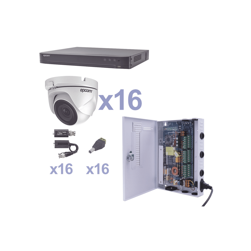 Kit TurboHD 16 cámaras con instalación incluida