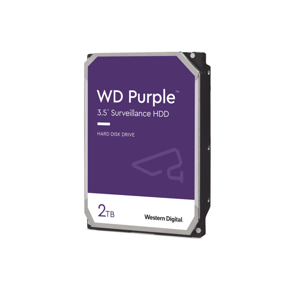 Disco duro WD Purple 2TB incluido